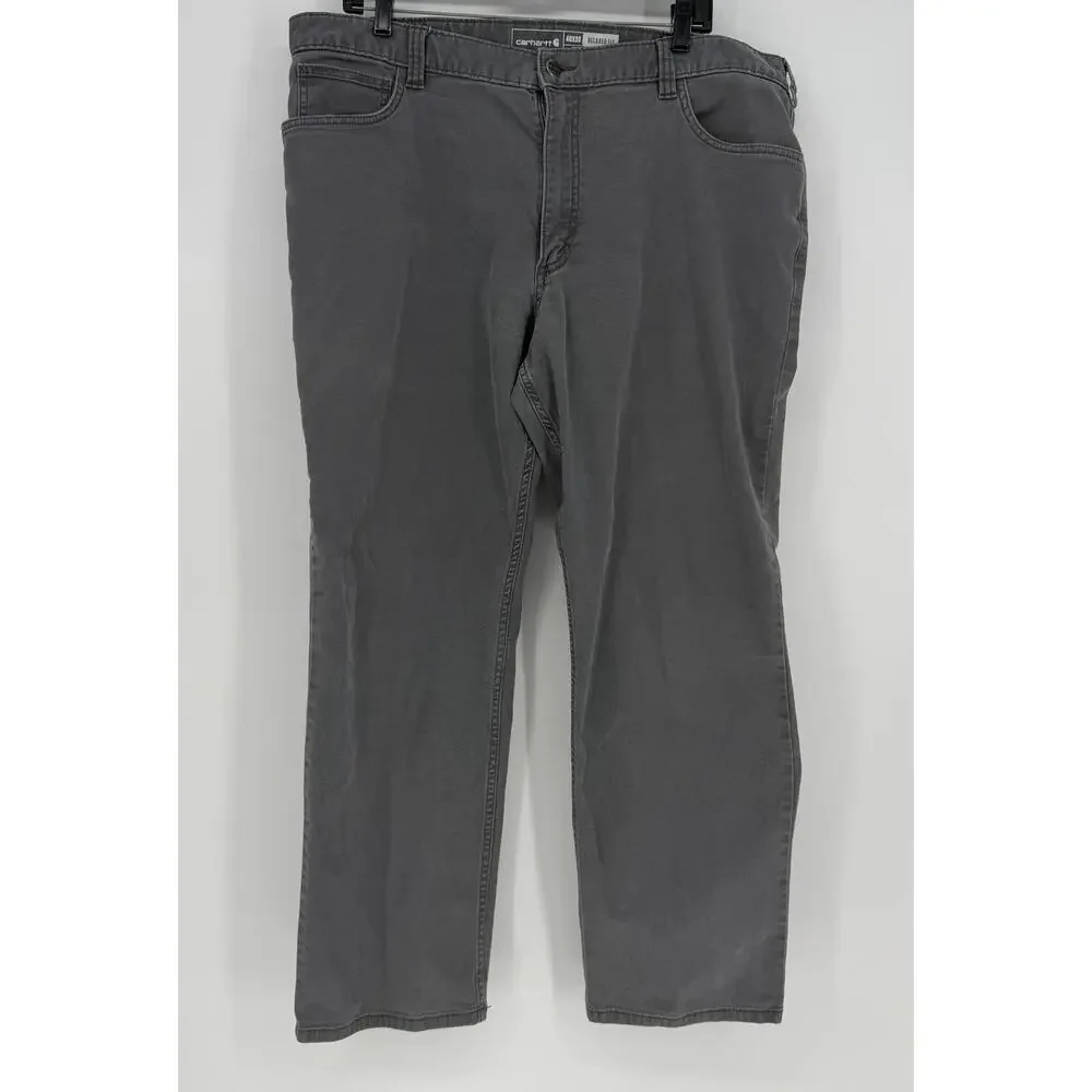 Carhartt‎ Cargo Pants Mens 40X30 (38x28 ACTUAL) Gray Relaxed Fit Workwear